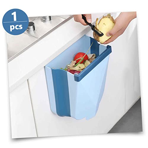 Caneca de basura plegable para cocina con diseño montado en pared miniatura 7