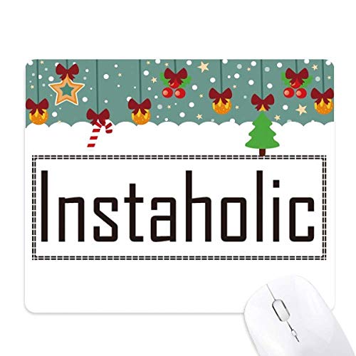 Tapis de souris Instaholic anti-fatigue pour un bureau de Noël ordonné