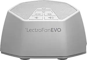 Adaptive Sound Technologies Evo Standard Packaging: Lectrofan Machine with 22 Unique Non-Looping Fan and Noise Sounds and Sleep Timer, White