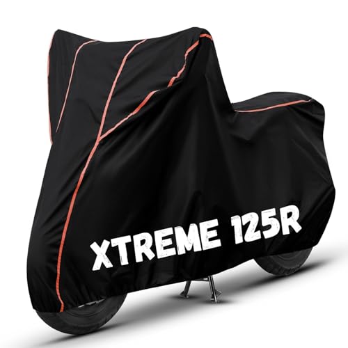 Image of Bike Cover for Xtreme 125R 100% Waterproof, Dustproof & Scratch Resistant| Fully Bottom Elastic UV Resistant Heavy Duty Body Cover | All Weather Outdoor Use