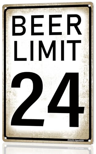 Moless Beer Limit 24 Vintage Metal Sign