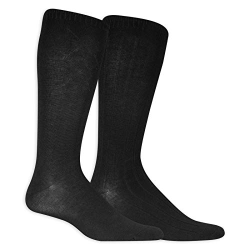 Dr. Scholl's Men's Ultra Comfort Argyle Dress Crew Sock 2 Pairs