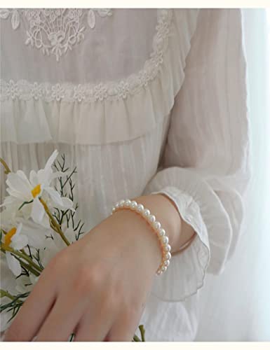 Elastic Pearl Bracelet Wedding Accessories Bridesmaid Bracelet Faux Pearl Bracelet Bridal Party Prom Beaded Bracelet2