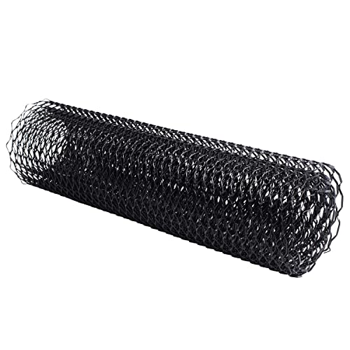 Image of AggAuto Universal 40 inchx13 inch Car Grill Mesh - Aluminum Alloy Automotive Grille Insert Bumper 8x25mm Seagull Hole, One of the Most Multifunctional Shape Grids 100x33cm Black