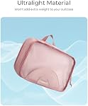 BAGSMART Garment Folder Packing Cubes for Travel, 4 Set Lightweight Travel Cubes for Wrinkle Free, Durable Suitcase Organizers Bag Set for Travel Essentials Baby Pink