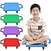 Jerify 4 Pieces Sports Scooter Board with Handles Plastic Casters Floor Sitting Scooter Boards for Kids Children Gym Indoor Outdoor Activities Play Equipment, 11.22 x 11.22 inch(Multi Colors)