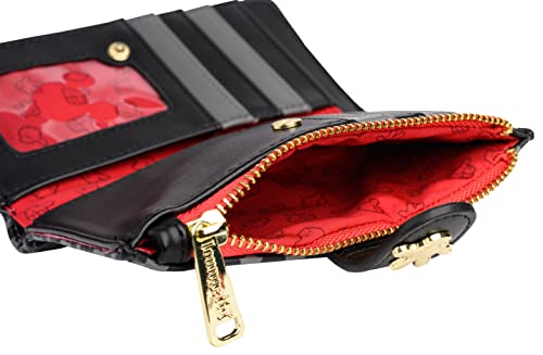 Loungefly Disney Mickey Mouse Faux Leather Wallet Snap Flap Clutch #TOP3