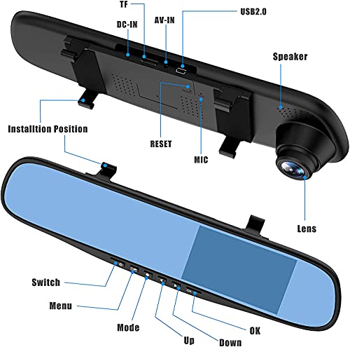 Di Tutto per Tutti® Car Auto DVR Mirror Dash Cam