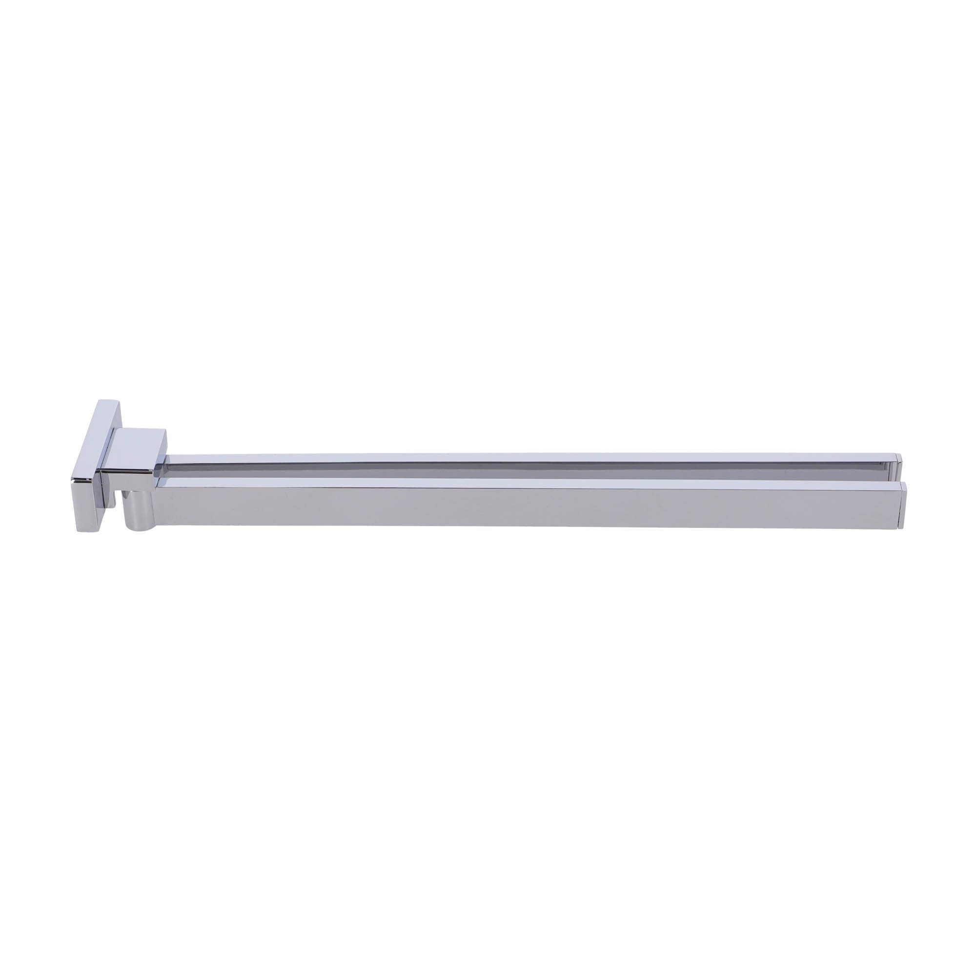 Inda A1815ACR Lea Portasalviette Doppio a Snodo, Ottone, Cromato, 38 x 7 x 3 cm