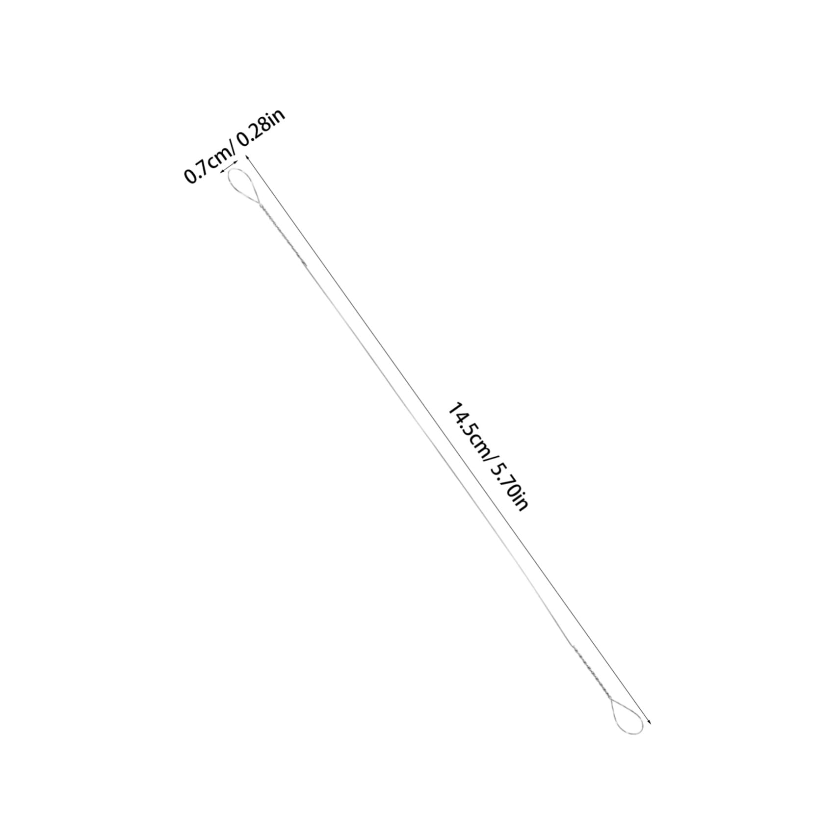 PRETYZOOM Home Kitchen Essential 10pcs Stainless Steel Cheese Slicer Wire Easy-clean Cheese Meat Slicing Tool