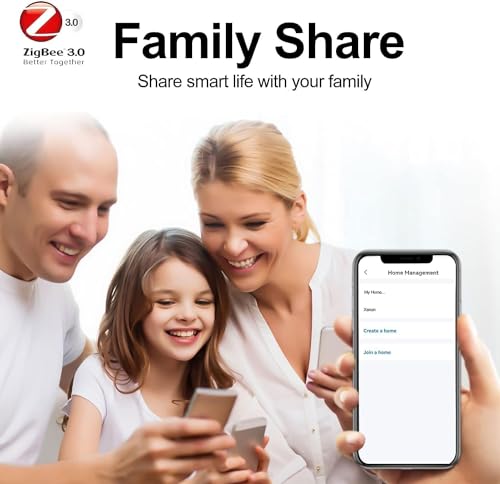 Smart Steckdosenleiste 16A Jinvoo Zigbee 3.0 WLAN Power Strip Kompatibel mit Alexa, Google Assistant, SmartThnngss, App