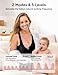 Momcozy S9 Wearable Breast Pump - Hands-Free Breast Pump with 2 Mode & 5 Levels, Portable Electric Wearable Breast Pump, Painless Breastfeeding Breastpump Can Be Worn in-Bra, 24mm Pink