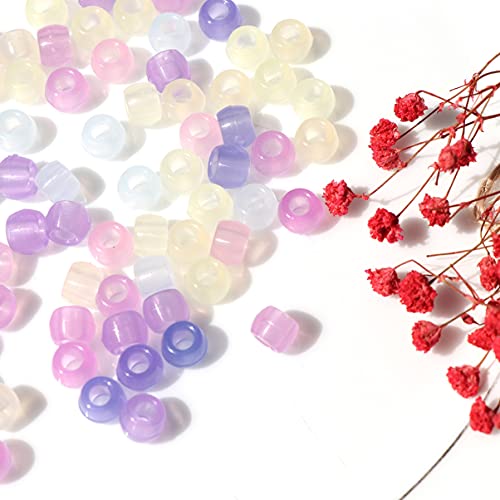 Ciieeo Uv Color Changing Beads 1000Pcs Multi 7 Colors Uv Reactive Beads Glow in The Dark for DIY Jewelry Making and Craft Projects - Image 2