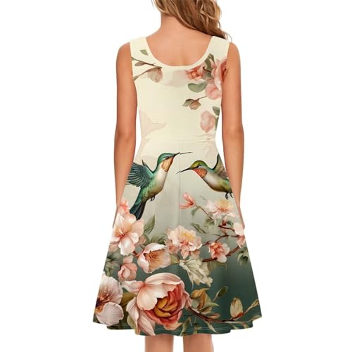 Image of TOADDITDO Womens Summer Sleeveless Tank Dress with 2 Side Pockets XS-4XL Plus Size