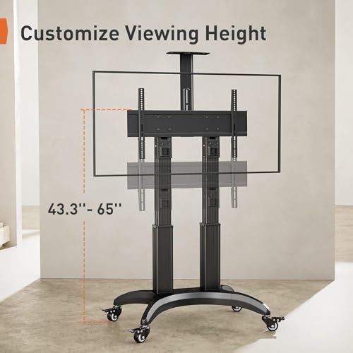 Soporte móvil para TV de 55-90 pulgadas con ruedas miniatura 2