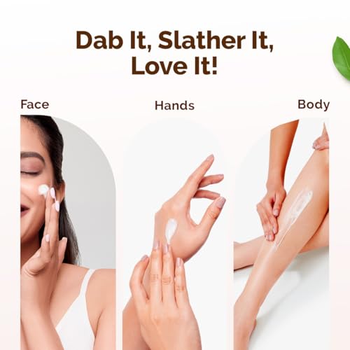 Image of Mamaearth Cocoa Rich Moisturizing Cream with Cocoa Butter & Vitamin E for Deep Nourishment - 50 g | 24 Hrs Long-lasting Moisturization | For Face, Hand & Body | Non-Greasy & Quick Absorbing
