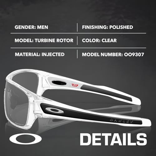 Oakley OO9307 TURBINE ROTOR - Polarized/Non-Polarized- Rectangle Sunglasses with Official Eyewear Kit Bundle2
