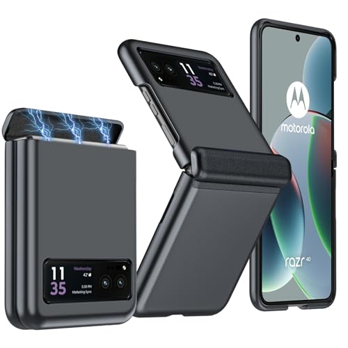 Miimall Ή Moto Razr 2023p یP[X PCf qWی CX[dΉ g[ [U[ 40Jo[ Cz h~ ϏՌ C菝h~ Gǂ wh~ ϖh~ ^ Motorola Razr 40 2