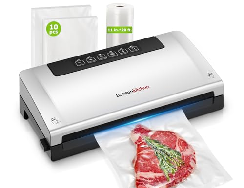 Bonsenkitchen External Vac Vacuum Sealer