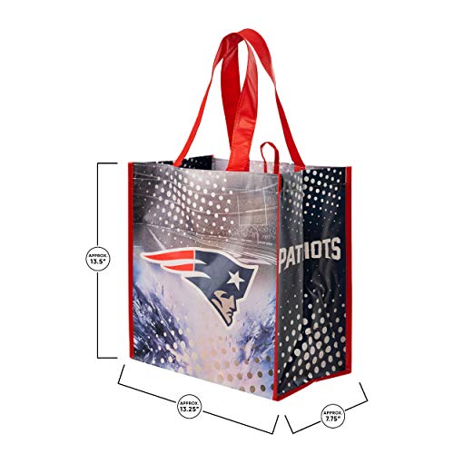 FOCO NFL unisex-adult Nfl Team Logo 4-pack Reusable Grocery Shopping Bags Totes - Image 4