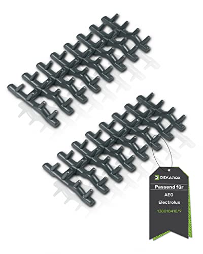 DEKAROX 2 x Oberkorbeinsatz für AEG Electrolux Zanussi Zanker 138018410/9 1380184109 für Geschirrkorb oben in Spülmaschine...