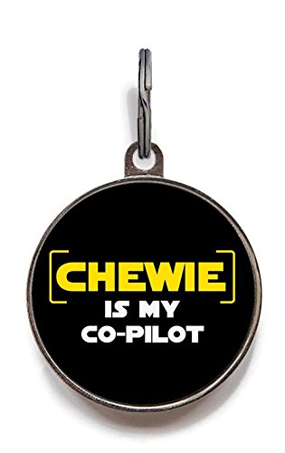 Chewie is My Co-Pilot Pet ID Tag (Large) | Free Personalisation