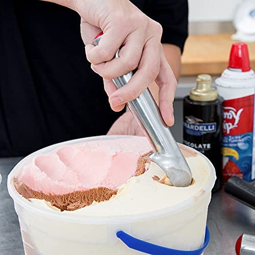 KMW Aluminium Ice Cream Spatula 18CM – Sturdy, Ergonomic Design for Easy Scooping & Serving 3