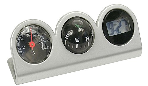 Custom Accessories Compass, Clock, and Thermometer Combo #TOP11