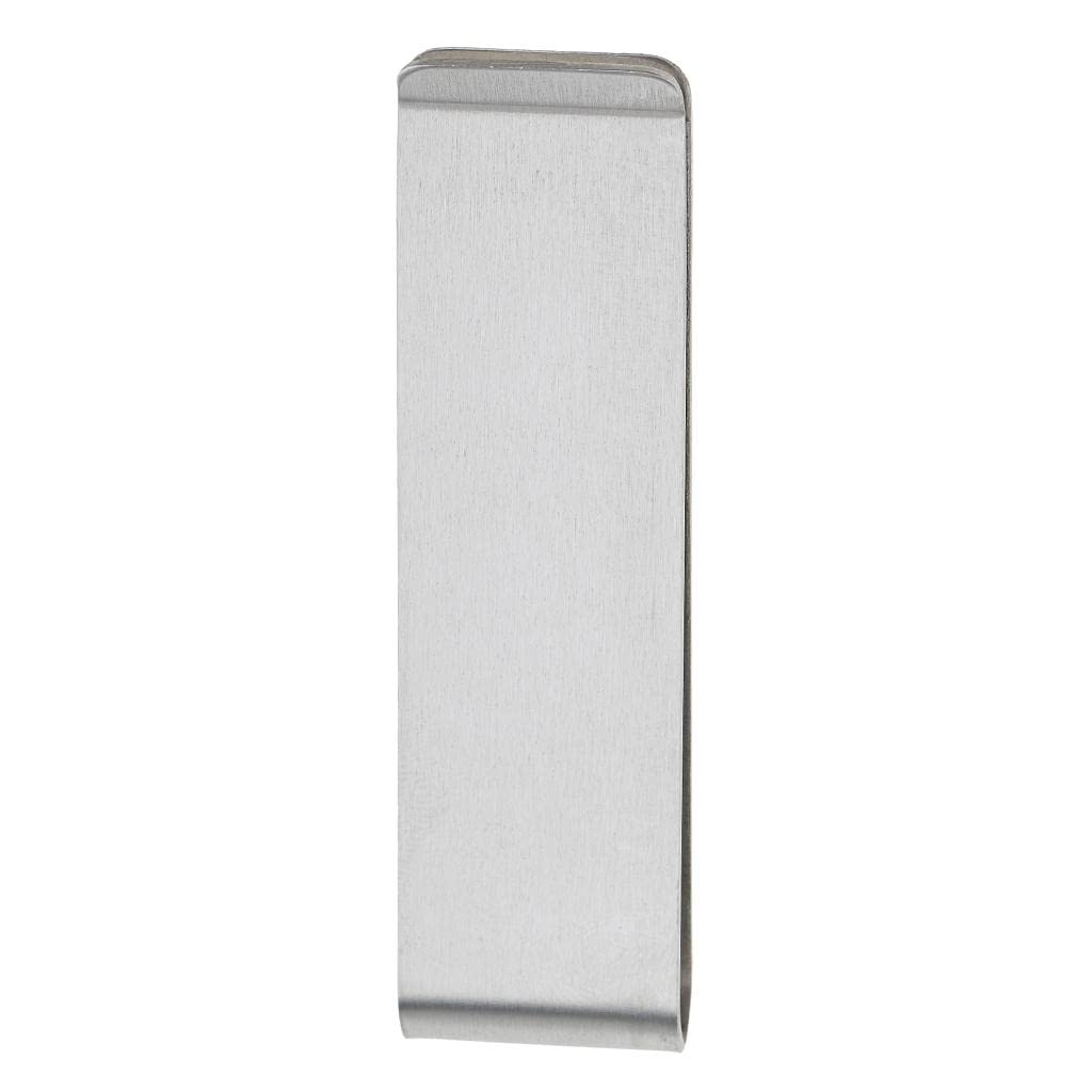 BNF® Silver Stainless Steel Money Clip Purse Wallet Card Cash Holder Clip 70 * 20mm-Jewelry & Watches - Mens Jewelry - Money Clips-image-13