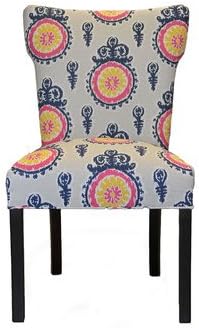 Calandra Cotton Wingback Cotton Slipper Chair (Set of 2)