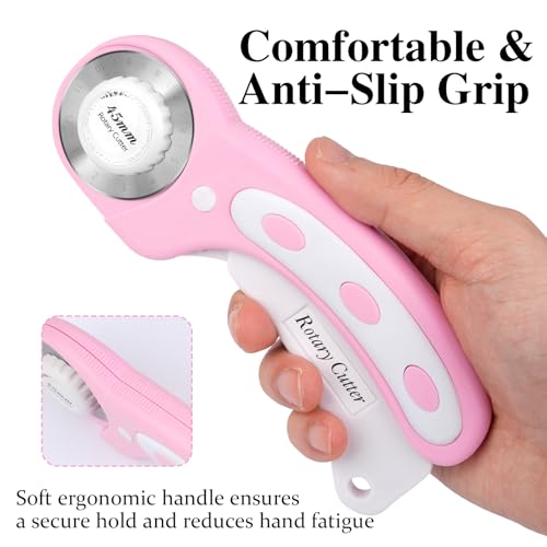 45mm Rotary Cutter with 5 Extra Blades
