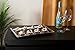 James Scott Rectangle Serving Tray Hammered Stainless Steel, Multipurpose for Kitchen, Dining, Bathroom 11x16 inch