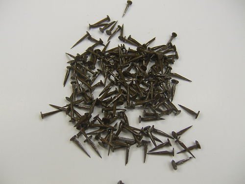 GIMP PINS 13MM 100g Black, C PERRIN Upholstery Supplies