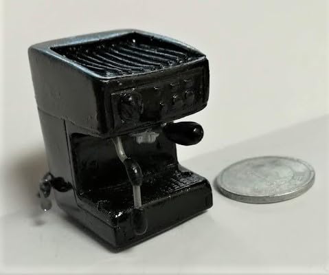 ミニチュア　コーヒーマシン　エスプレッソマシン　ブラック　ドールハウス ミニチュア コーヒーメーカー 1点 ドールハウス エスプレッソ