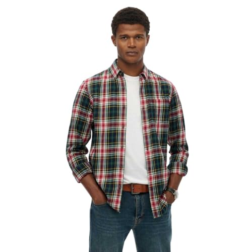 Chemise Superdry vintage manches longues taille M en coton confortable