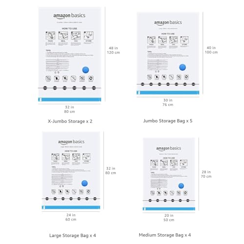 Amazon Basics DC-CBM12 Vacuum Compression Zipper Storage Bags thumb #5