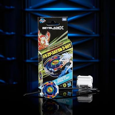 Beyblade X X-Over Project Dranzer Spiral 3-80T Starter Pack Set with Takara Tomy Balance Type Top and Launcher, Battling Tops Game Toys, Ages 8+