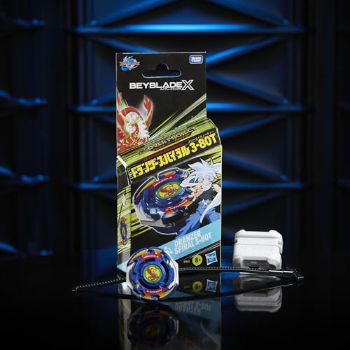 Beyblade X X-Over Project Dranzer Spiral 3-80T Starter Pack Set with Takara Tomy Balance Type Top and Launcher, Battling Tops Game Toys, Ages 8+ by Beyblade - Image 4