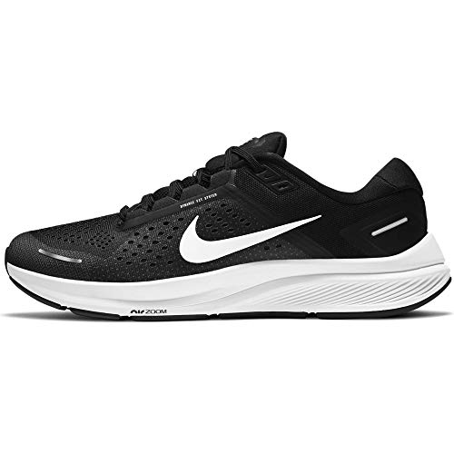 Nike Herren AIR Zoom Structure 23 Laufschuh, Black White Anthracite, 42.5 EU thumbnail