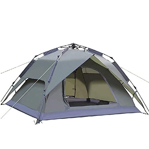 Tente de camping automatique 2 places avec kit complet d'accessoires extérieurs