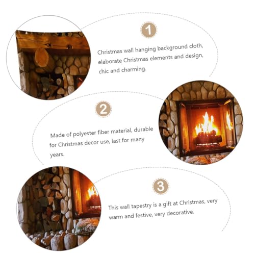 Tapiz de Navidad ORFOFE ideal para decorar el dormitorio y crear fondos en eventos 5