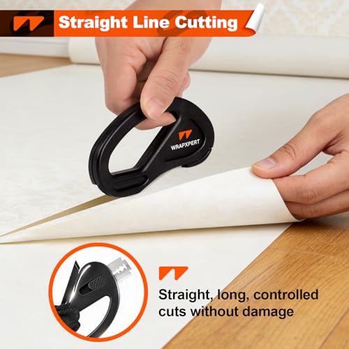 Image of WRAPXPERT Wallpaper Tools, Smoothing Tool Kit for Peel and Stick Wallpaper /Contact Paper /Vinyl Backsplash Applying, with Squeegee Smoother, Seam Roller, Razor Scraper, Knife and Blades