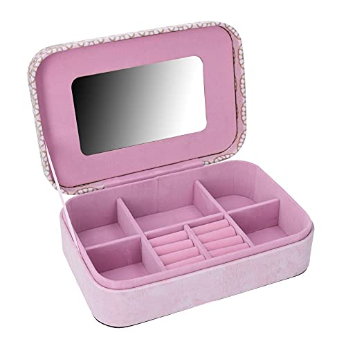 Vacchetti Schmuckschatulle aus Kunstleder, Rosa, rechteckig, mehrfarbig, groß Cover