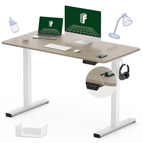 FLEXISPOT Standing Desk Quick Assembly Electric Adjustable with 48 x...
