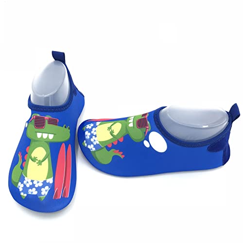 Generic Shoes Girls Youth Children Thin and Breathable Swimming Shoes Water Park Cartoon Rubber Soled Beach Shews for Girls 6