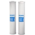 Purevua 5 Micron 20" x 4.5" Whole House CTO Coconut Shell Activated Carbon Water Filter Replacement Cartridge, Compatible with WCBCFF20, CB-45-2005, CB-BB-20, FC25B, CTO20BB, 2-Pack