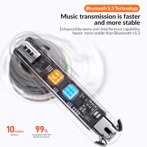 Image of AROMA TWS28 with Upto 36 Hrs* Playtime BT V5.4, Type C Fast Charging True Wireless Earbuds
