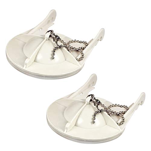 2 Pack Toilet Flapper Replacement for American Standard 738920-0070A 3-Inch Flapper Assembly, Flapper
