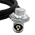MCAMPAS 1LB Propane Regulator with 5FT Extension Hose X 3/8" Female Flare NUT for Outdoor Camper Grill Stove