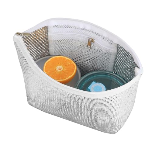 Biniveil Borsa Termica Isolata - Borse Termiche - Sacca Portatile Impermeabile Riutilizzabile per Campeggio Lavoro Consegna Cibo Conservazione Latte Materno Spiaggia Spesa Alimentare All Aperto